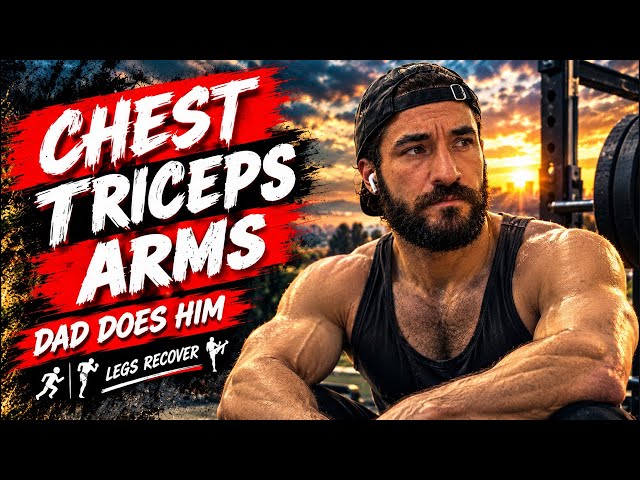 Dad’s Chest & Arms Day 💪 Let the Legs Recover | LIVE