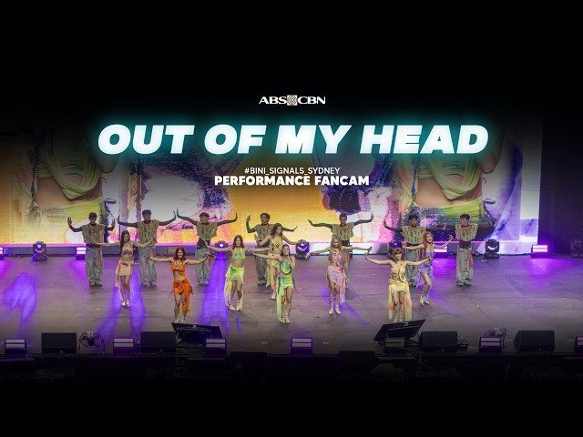 #BINI : 'Out Of My Head' at the BINI Signals World Tour 2026 - Sydney Performance Fancam