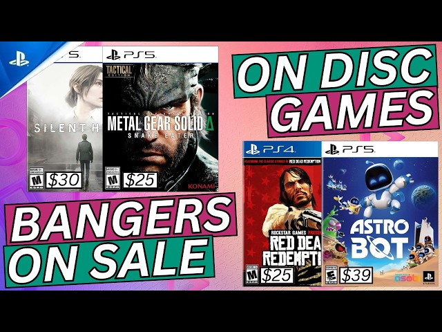 25 Absolute BANGER Physical Playstation Games On Sale!