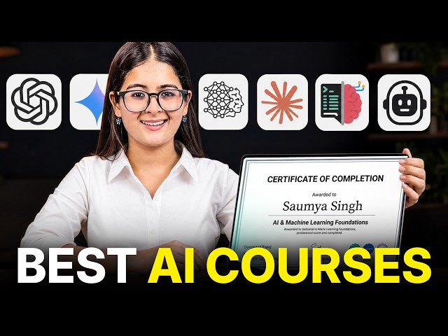 20+ AI Courses Reviewed | 5 Best Courses to Start Your AI Career in 2026