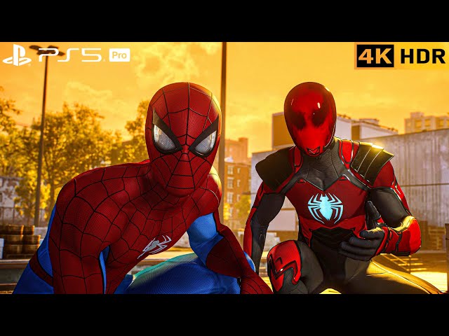 (PS5 PRO) Red-Mysterio & Spiderman Chase The Lizard | 4K HDR |