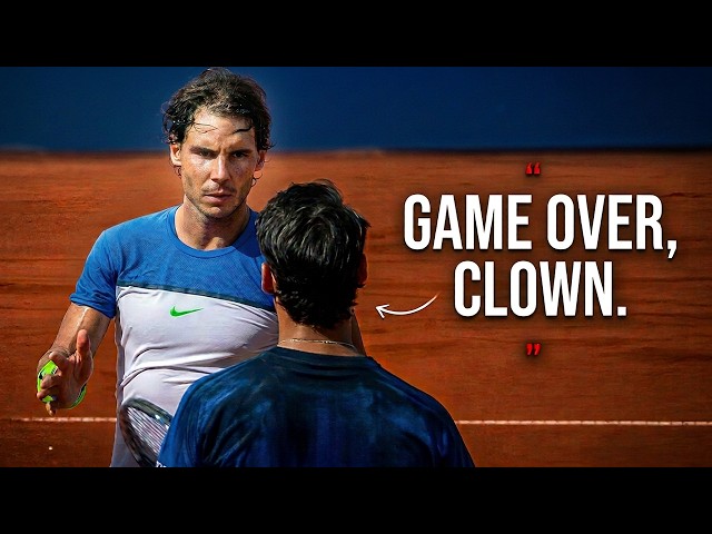 He Made Rafael Nadal SUPER ANGRY... Most HEATED Tennis Match