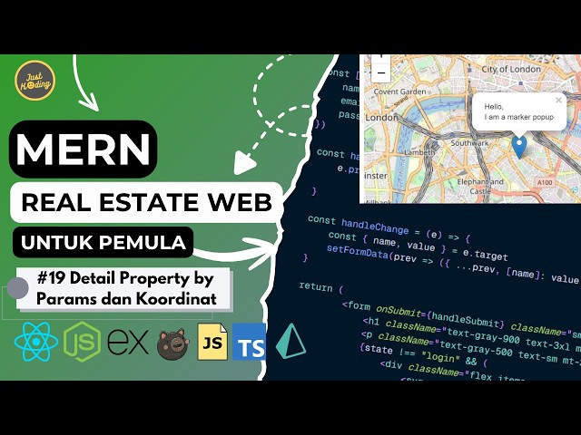 MERN Stack Real Estate Web #19 | Detail Property by Params dan Leaflet Map