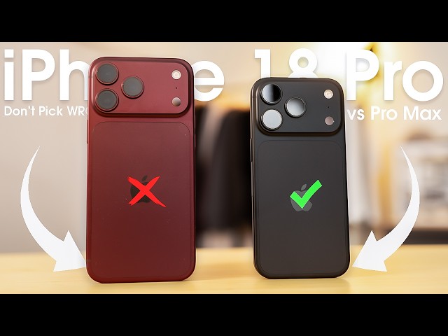 iPhone 18 Pro vs 18 Pro Max: Don't Make This $200 Mistake!
