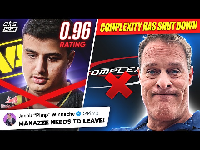 MAKAZZE NEEDS TO BE KICKED! COMPLEXITY LEAVES ESPORTS! DONK DESTROYS FACEIT! CS NEWS