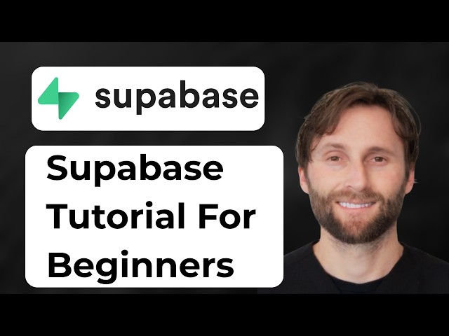Supabase Tutorial for Beginners [Full Guide 2026]