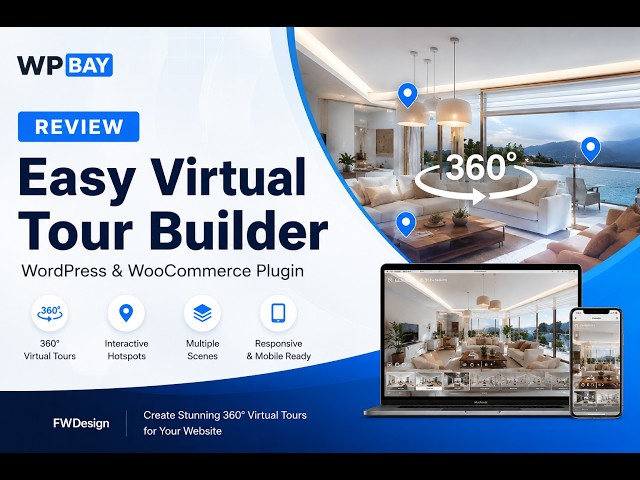 Easy Virtual Tour Builder Review - Best 360 Virtual Tour Plugin for WordPress?