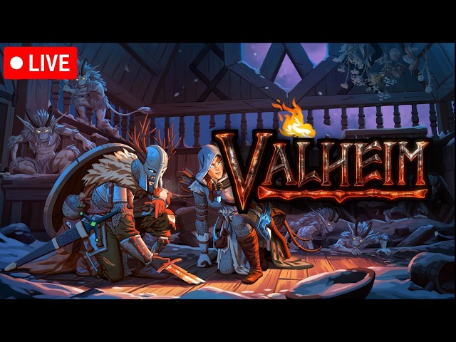 The Mountains of Silver in Valheim (FULL STREAM)