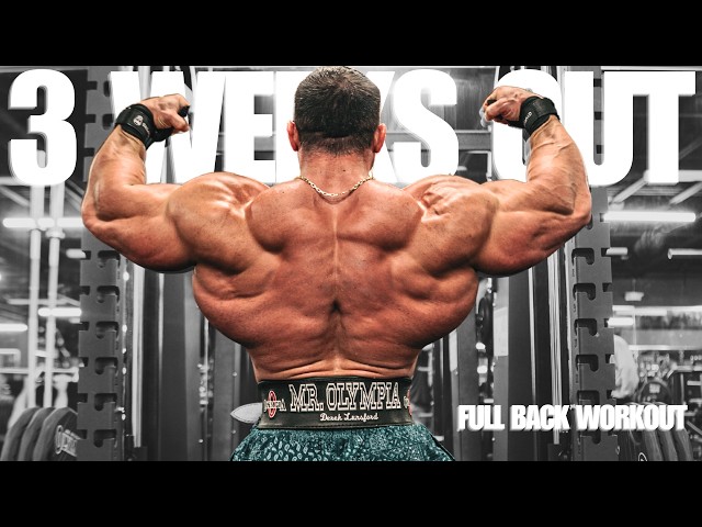 3 Weeks Out | Full Back Workout