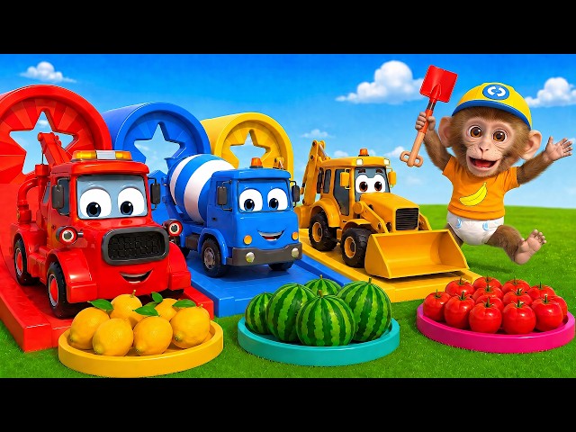 Canción de Vehículo de Construcción | Canción de las Profesiones | Canciones Infantiles