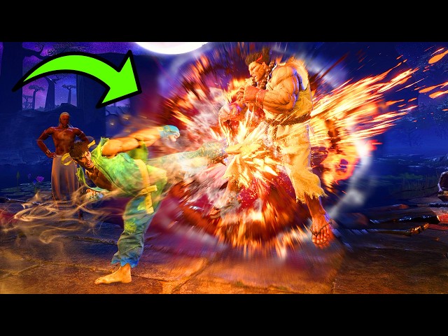 This Ryu Hadoken Juggle Combo is CRAZY!