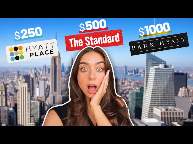 I Tested 3 Hyatt Hotels in NYC: Is Paying More Worth It?