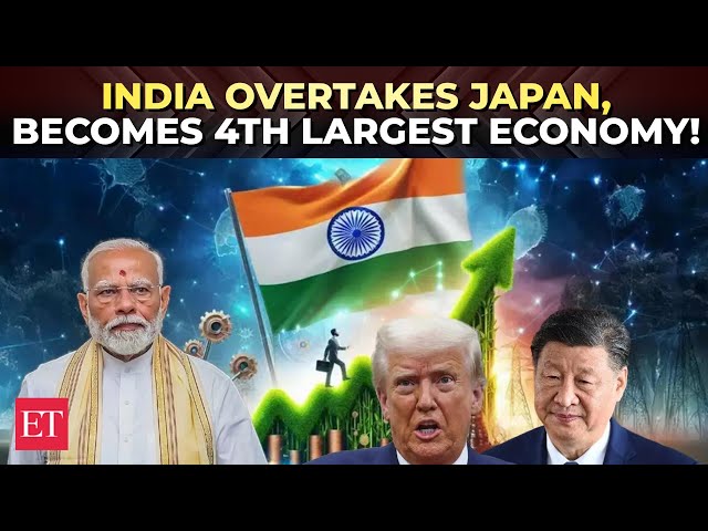 India beats Japan, becomes 4th largest economy; eyes Germany for 3rd spot soon