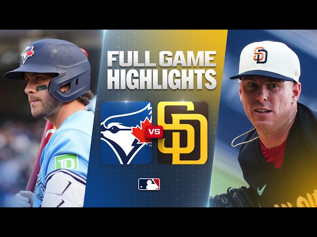 BLUE JAYS vs. PADRES: Official Full Game Highlights (July 10) | 2026 MLB Season