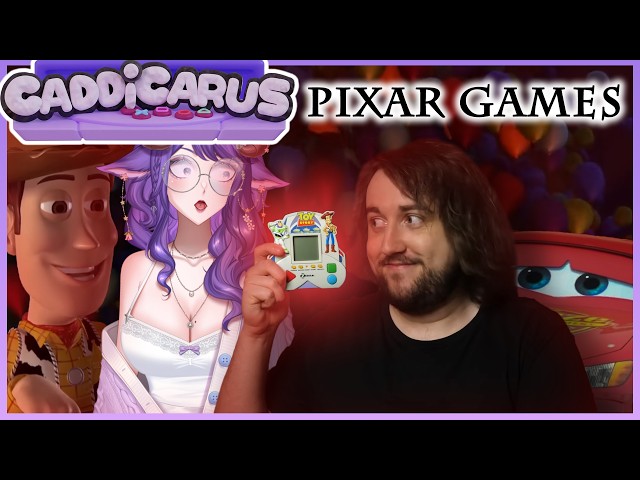 VTuber reacts to The Pitiful World of Pixar Games | Caddicarus