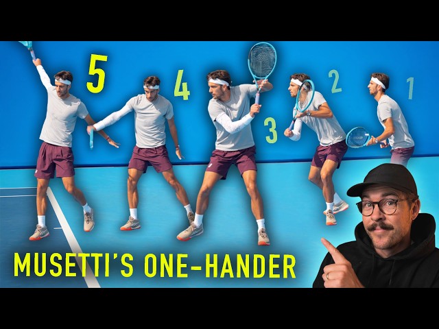 Lorenzo Musetti's 5-Step Backhand Lesson