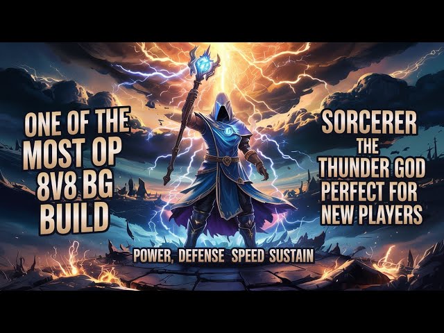 ESO PVP - SORCERER BUILD: THE THUNDER GOD - YOU CANNOT DODGE THIS! (BATTLEGROUND SHOWCASE)
