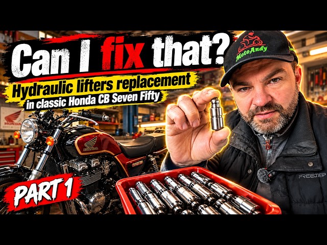 Replacing hydraulic valve lifters in my classic Honda CB Seven Fifty
