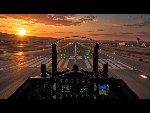 Inside an F-16 Landing at Edwards AFB