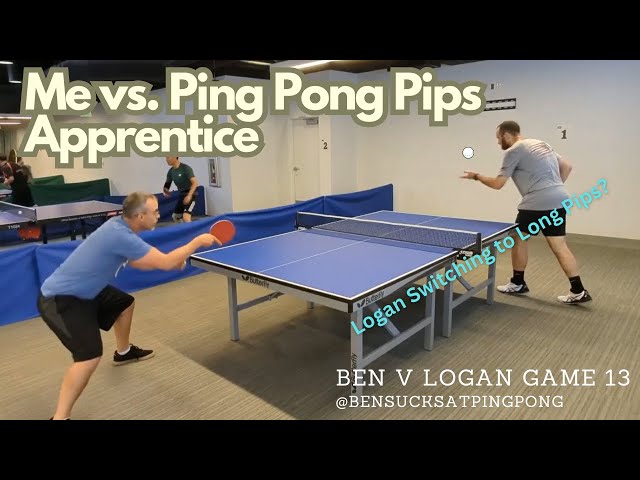 13th TT Match vs. Logan: Early Leads & Adjustments 🏓 | Facing His First Long Pips Test