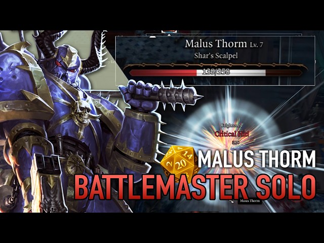Battlemaster Solo Malus Thorm | Honour Mode | Baldur's Gate 3