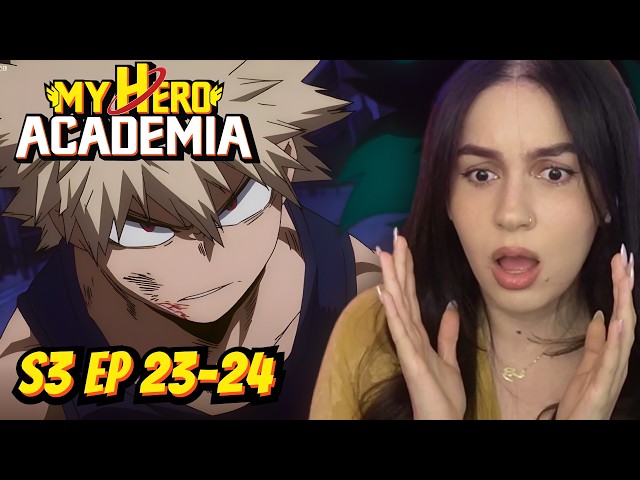 DEKU vs BAKUGO 🥲│MY HERO ACADEMIA Season 3 Episode 23 & 24 REACTION