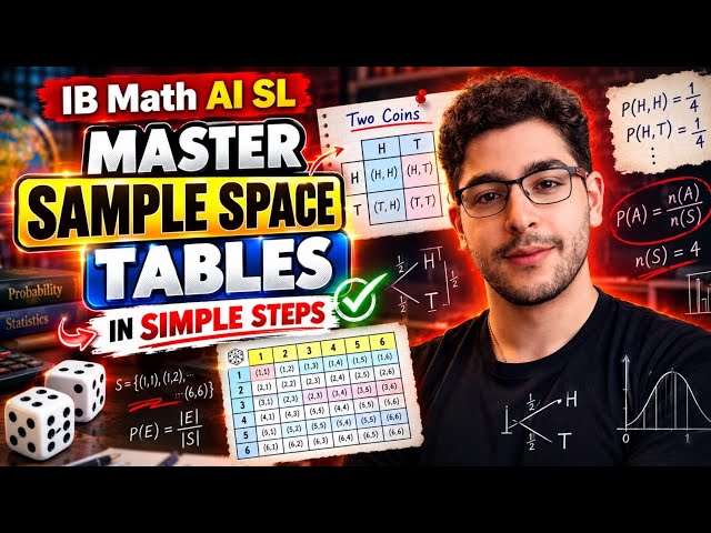Sample Space Tables Explained | Probability Made Easy | IB Maths AI SL