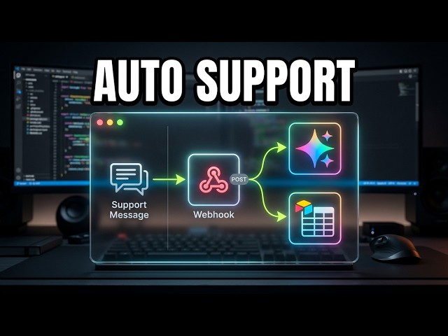 WALKTHROUGH OF MY AI CUSTOMER SUPPORT AUTOMATION WORKFLOW IN N8N