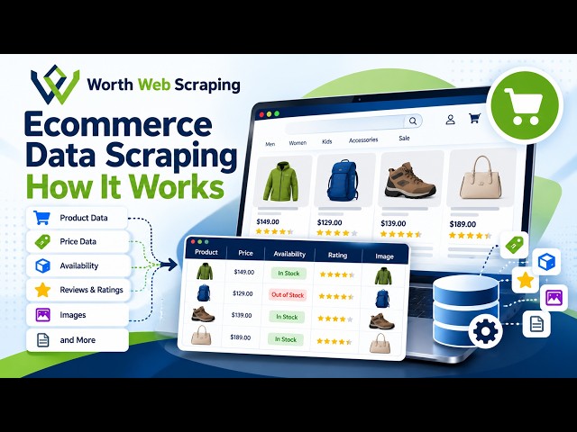 Ecommerce Data Scraping: How It Works | Product, Price & Review Data