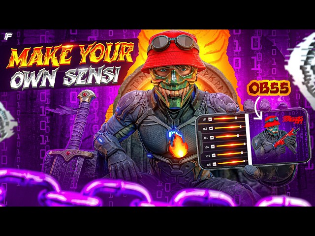 OB55 BEST SENSITIVITY 🔥🤯 MAKE OWN DEADLY SENSITIVITY AFTER OB55 UPDATE 💀 2GB - 3GB - 4GB - 6GB - 8GB