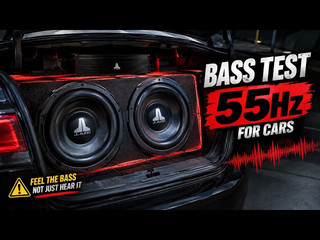 55Hz BASS TEST 🔊 | Powerful Car Subwoofer Bass Test | Feel the Bass!