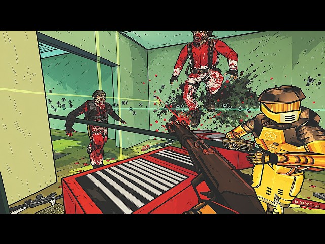 Counter-Strike 1.6 Zombie Mod | Sentry Gun | H.E.V. Suit