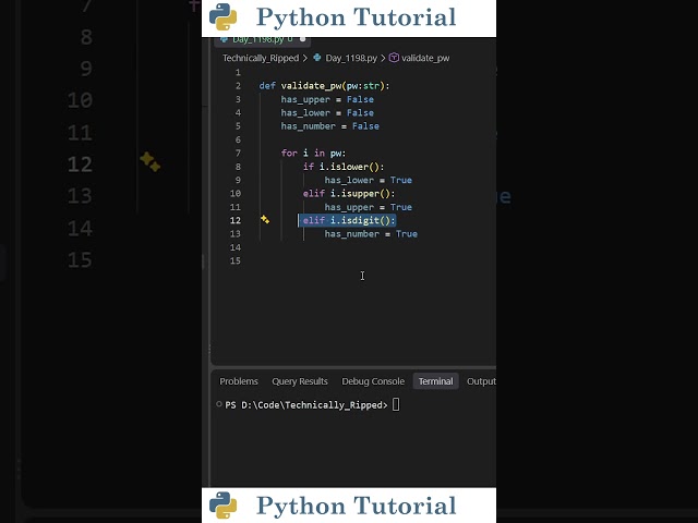 Build a Password Validator With Python | Python Tutorial