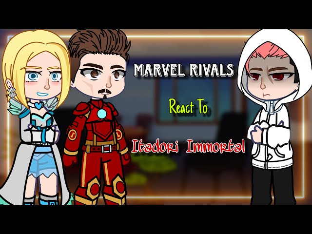 Marvel Rivals React To Itadori Immortal // Mojuro // Jujutsu Kaisen // Gacha React 