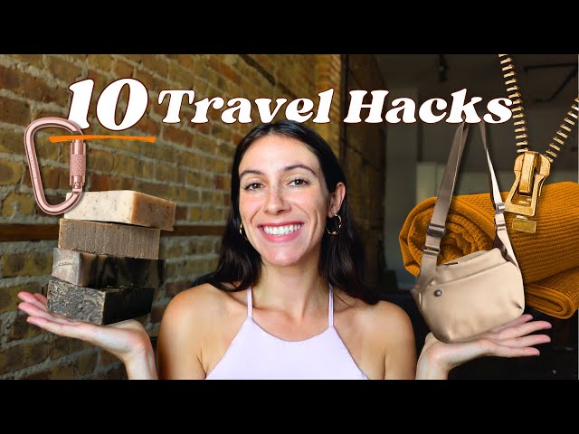 10 Multi-Purpose Items to Save Space | Minimalist Travel Packing Tips & Hacks 📝
