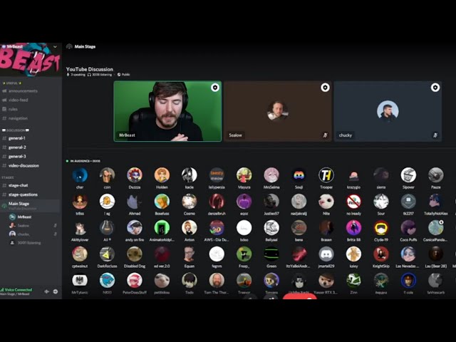 MrBeast Reveals 9 YouTube Secrets On Discord Private Stage