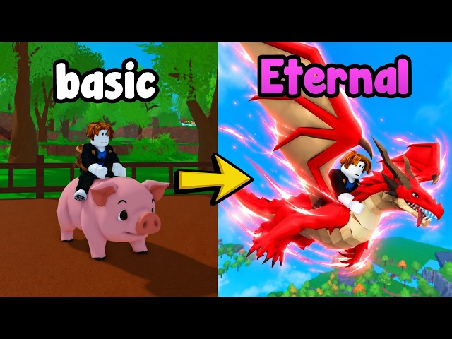 Went From Noob To Master In Roblox Ride A Pet!