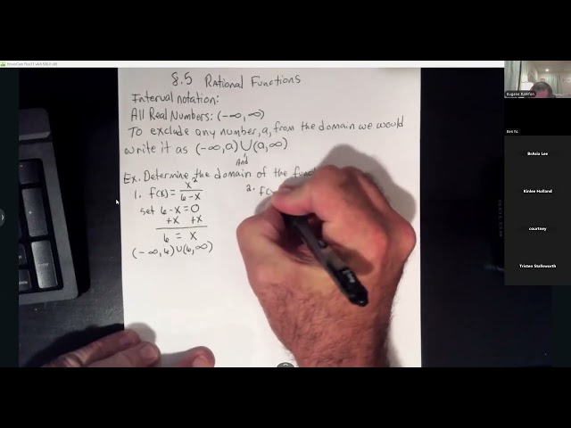 college algebra fall 2026 section 8 5