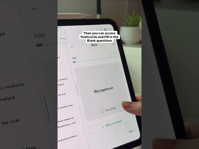 How to make Flashcards on Notability 📝