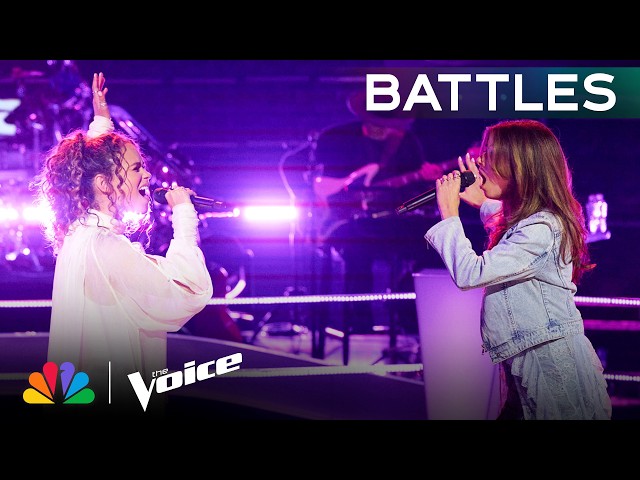 Hazel and Nina Turn Sia's “Breathe Me” into POWERFUL Duet | The Voice Battles | NBC