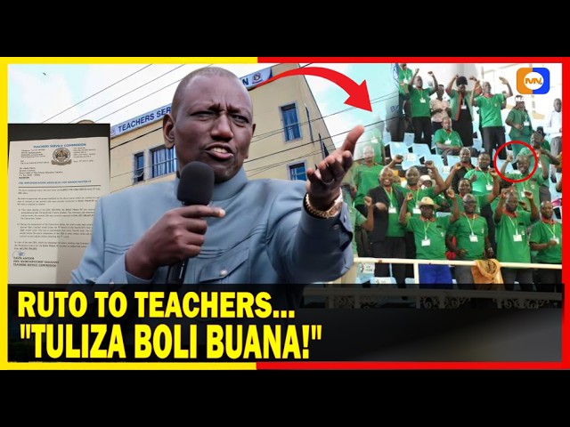 Ruto Heckled at Kasarani,Over Broken CBA Promise,Wetang'ula's TSC Letters Claim Haunts State House
