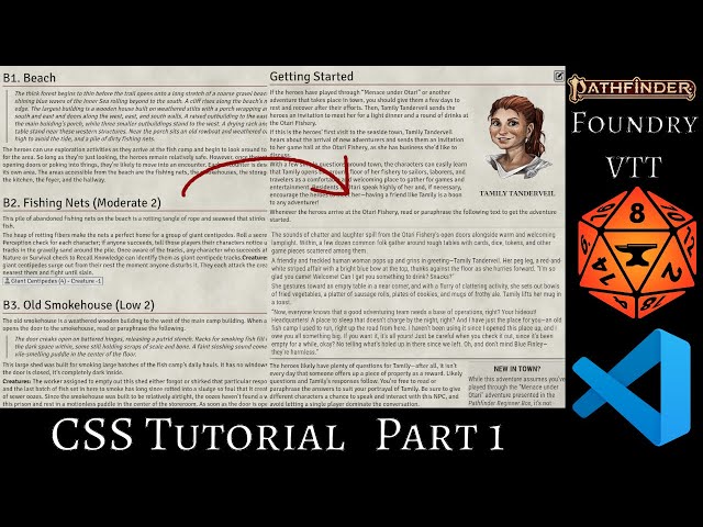 Upgrading your Journals with CSS | Part 1 | Foundry VTT Tutorial