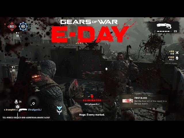 DEMOLITION IS INSANE! (Gears of War E-Day) Multiplayer Gameplay on Battleship!