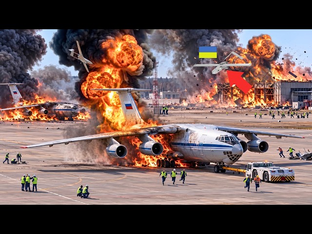 Ukraine Watched Russia Rush to Save Its Il-76 Fleet at Pskov — Then the Airbase ERUPTED
