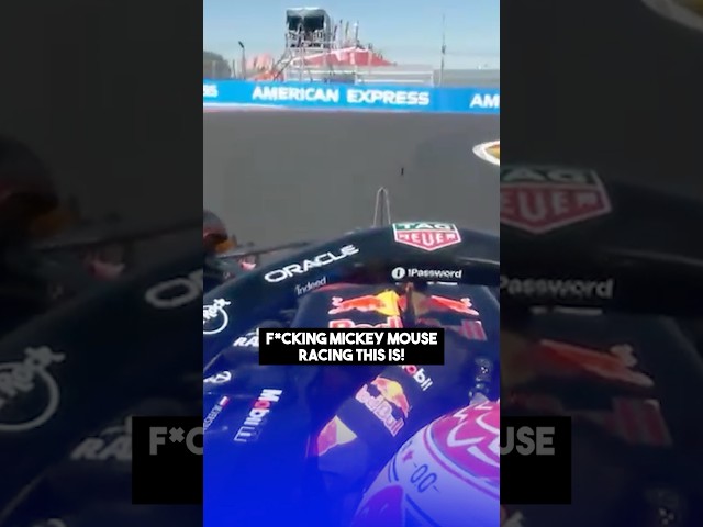 Max Verstappen: “Mickey Mouse racing” 🤣 #f1 #formula1 #maxverstappen