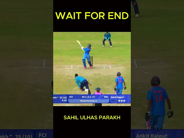 💥 Sahil Ulhas Parakh's explosive six! 🔥#ipl #cricketshorts #Cupmansa2026 #cricket #short