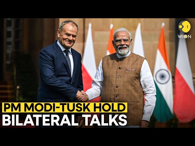 PM Modi-Tusk Summit LIVE: India-Poland Ties in Focus as Modi Holds Talks With Donald Tusk | WION