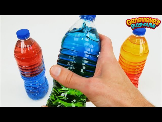 Fun Experiment for Kids - Color Changing Sensory Bottles DIY Project!