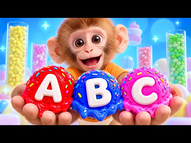 ABC Song | Learn the Alphabet with Baby Monkey | Back-to-School Nursery Rhymes & Kids Songs
