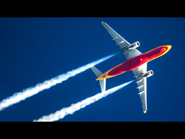 BEST OF of HIGH ALTITUDE PLANE SPOTTING | Highlights 2025 - Contrail spotting Adventures